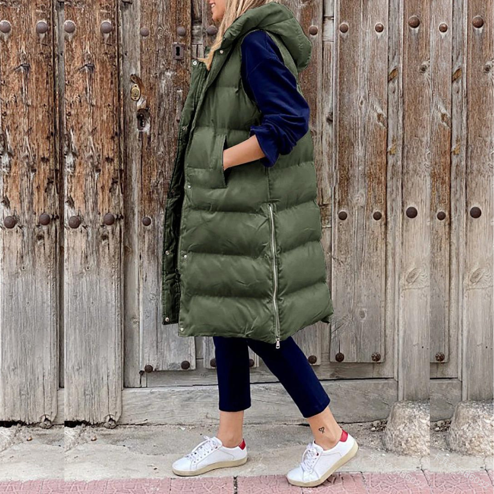 Wintervest voor dames | Met capuchon 0