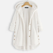 Alexa | Unisex Winter Omkeerbare Fleece Jas met capuchon