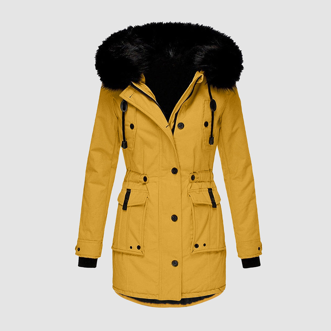 Eira | Warme Winterjas met Stijlvolle Capuchon en Zakken