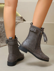 Elegante leren booties voor dames