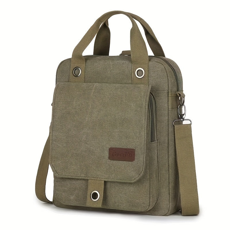 Asher | Canvas Rugzak: Minimalistisch Reizen in Stijl