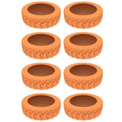 RUBY Bagage Wielbeschermers | Set van 8 - Voor Alle Terreinen en Stille Wielen