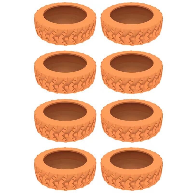 RUBY Bagage Wielbeschermers | Set van 8 - Voor Alle Terreinen en Stille Wielen