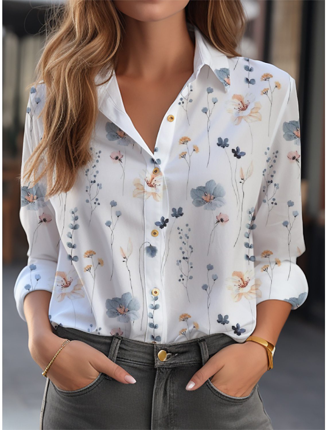 Florien | Bloemprint Blouse