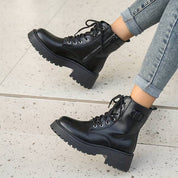 [OOS WAITING FOR ALTERNATIVE 09-16] Reza | Elegante Luxe Leren Dameslaarzen