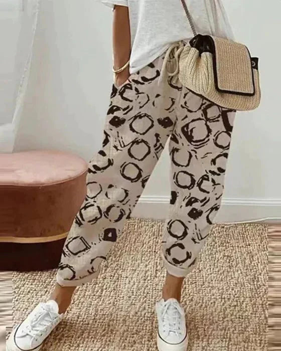 Malika - Trendy casual damesbroek voor een stijlvolle look