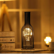 GlowPulse | Industrieel geïnspireerde rustieke tafellamp