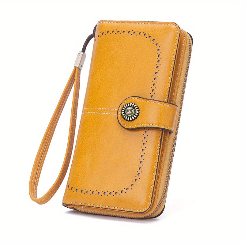 Sophie | Retro RFID Reistasportemonnee met Grote Capaciteit