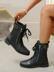 Elegante leren booties voor dames
