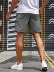 Heren vrachtshorts - Elastische taille - Meerdere zakken - Ademend lichtgewicht stof
