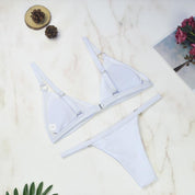 Luna | Stijlvolle Triangel Bikini Set voor Zomerse Fun