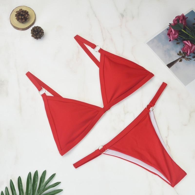 Luna | Stijlvolle Triangel Bikini Set voor Zomerse Fun