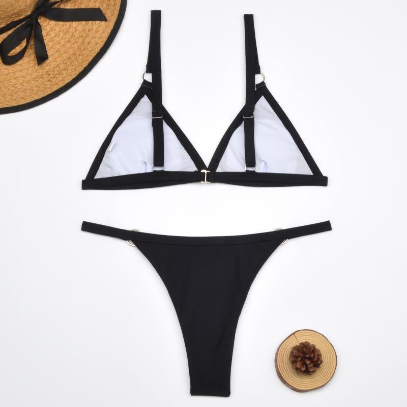 Luna | Stijlvolle Triangel Bikini Set voor Zomerse Fun