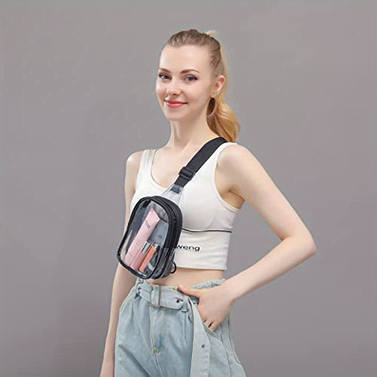Zara | Duidelijke Mini Crossbody Tas