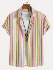 Stijlvol Ademend Gestreept Korte Mouwen Zomer T-shirt voor Dames