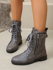 Elegante leren booties voor dames