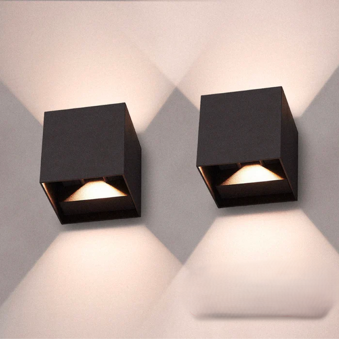LumiCube - LED Wandlampen voor Moderne Buiten- en Binnenruimtes