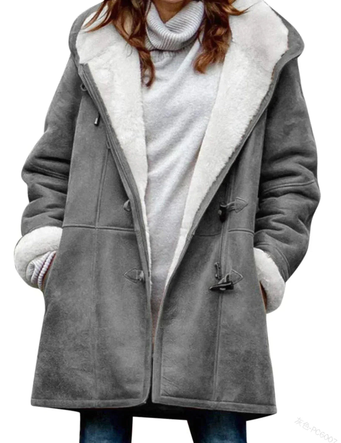 Emila | Warme Fleecejas met Capuchon voor Dames