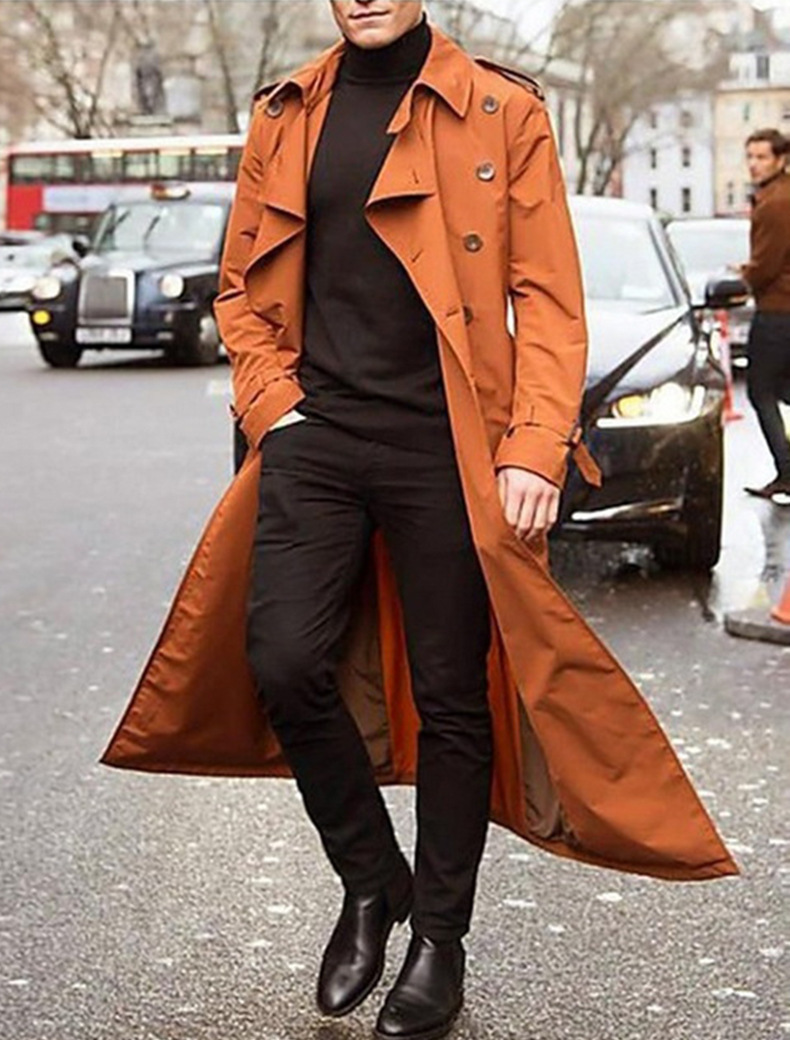 Jasper | Moderne Heren Trenchcoat met Strak Ontwerp