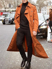 Jasper | Moderne Heren Trenchcoat met Strak Ontwerp