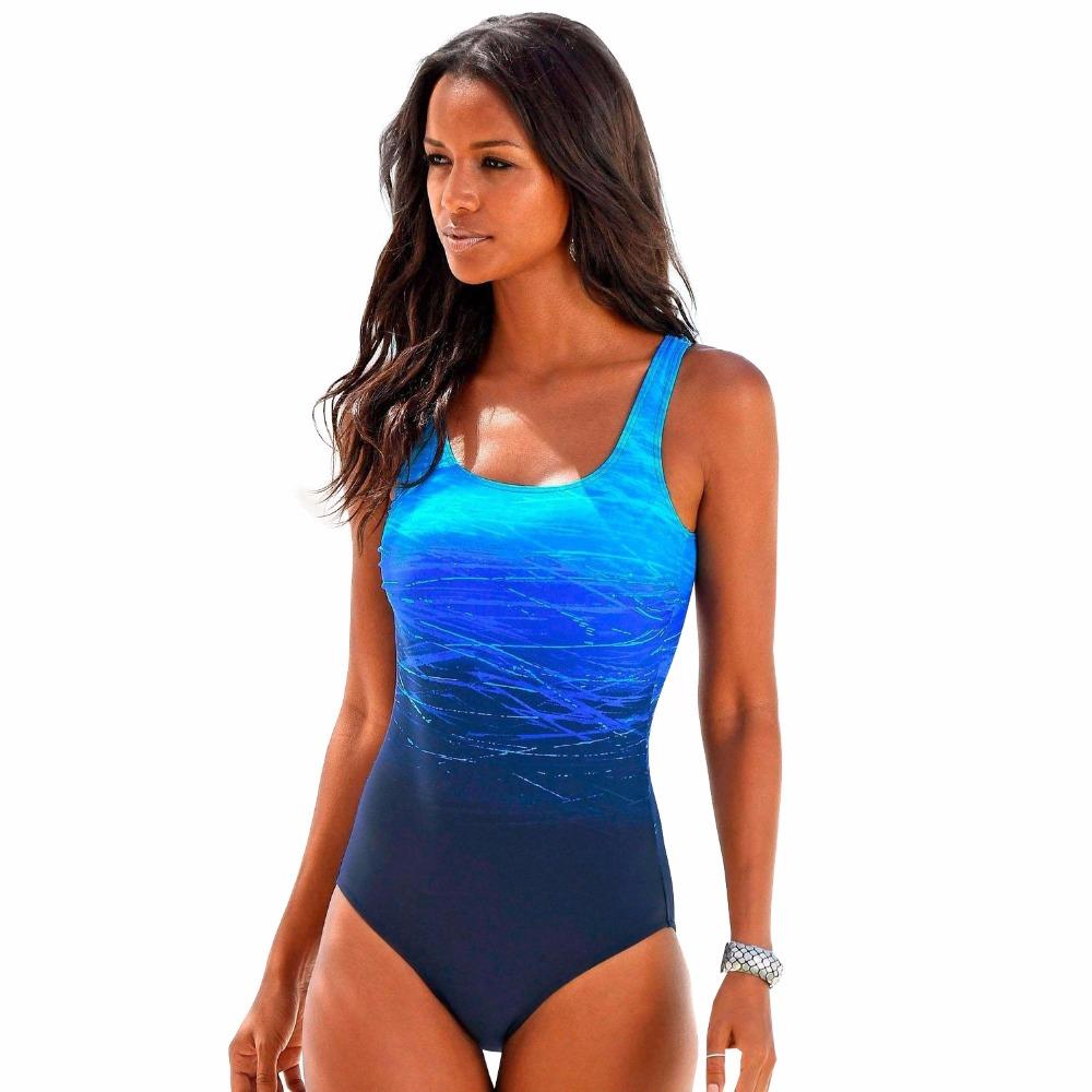 Sneldrogend Ombre Gradient Sportbadpak - Novalie voor de Perfecte Zomerdagen