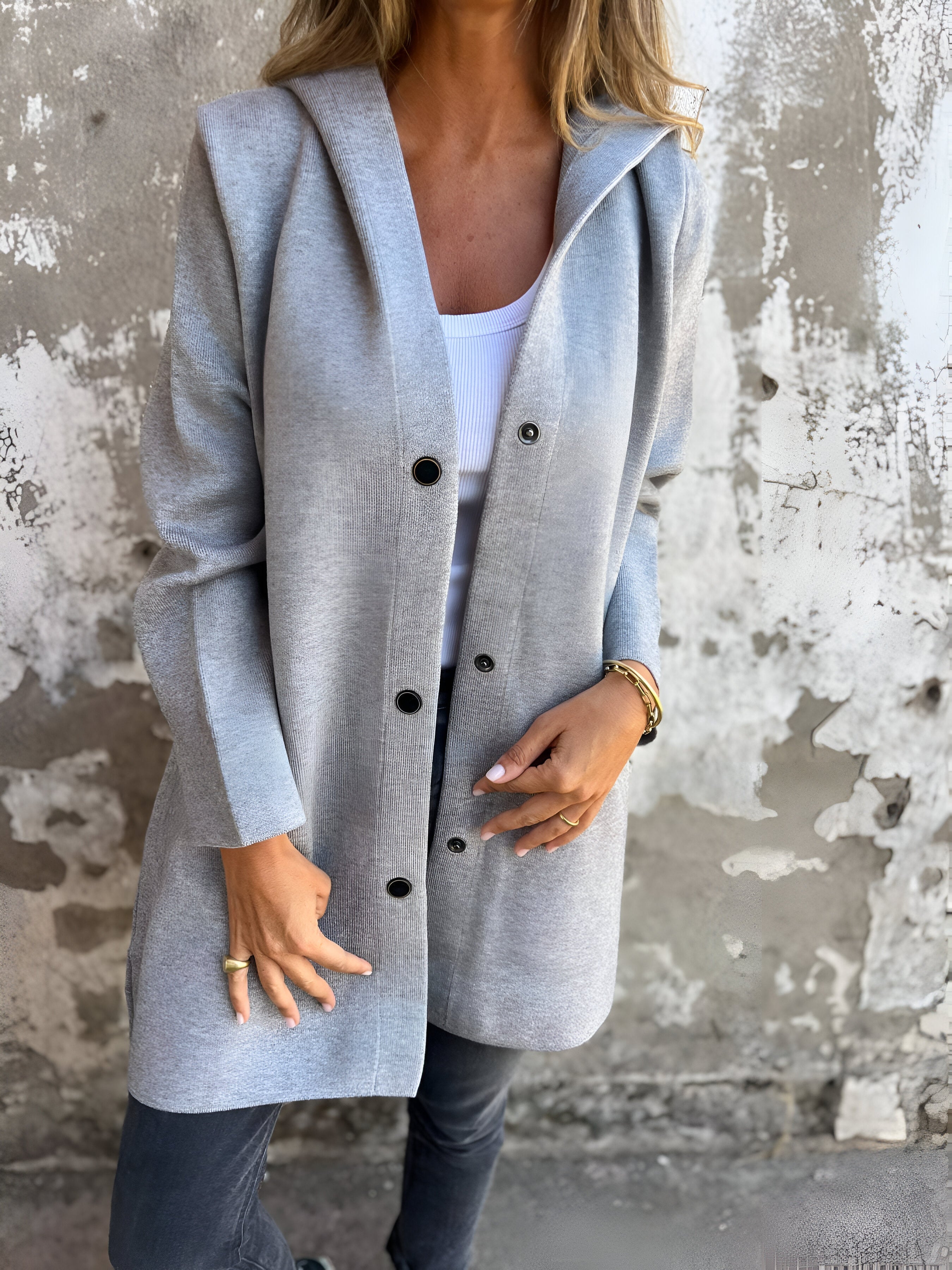 Elsa | Casual Vest met Capuchon Dames