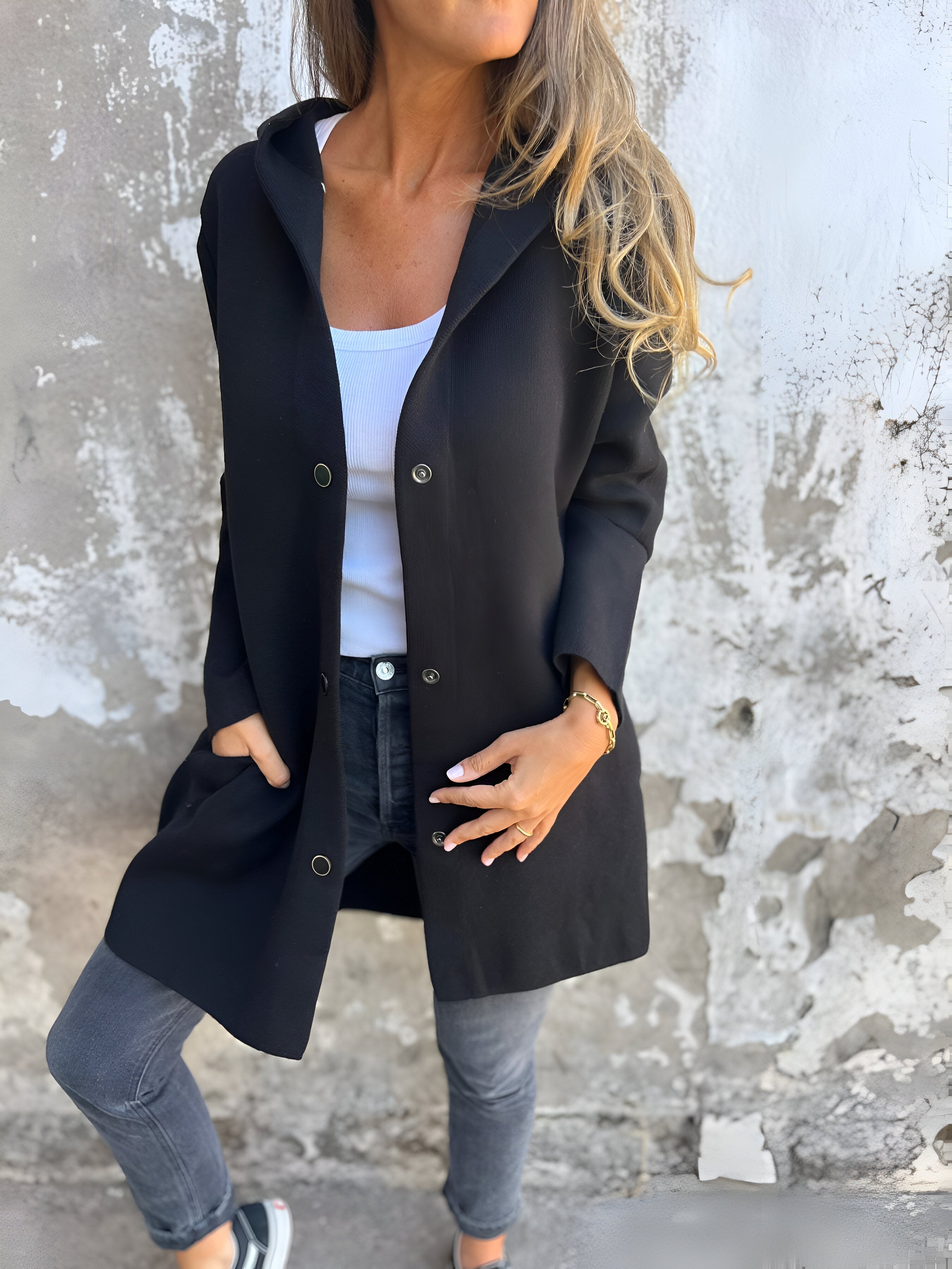 Elsa | Casual Vest met Capuchon Dames