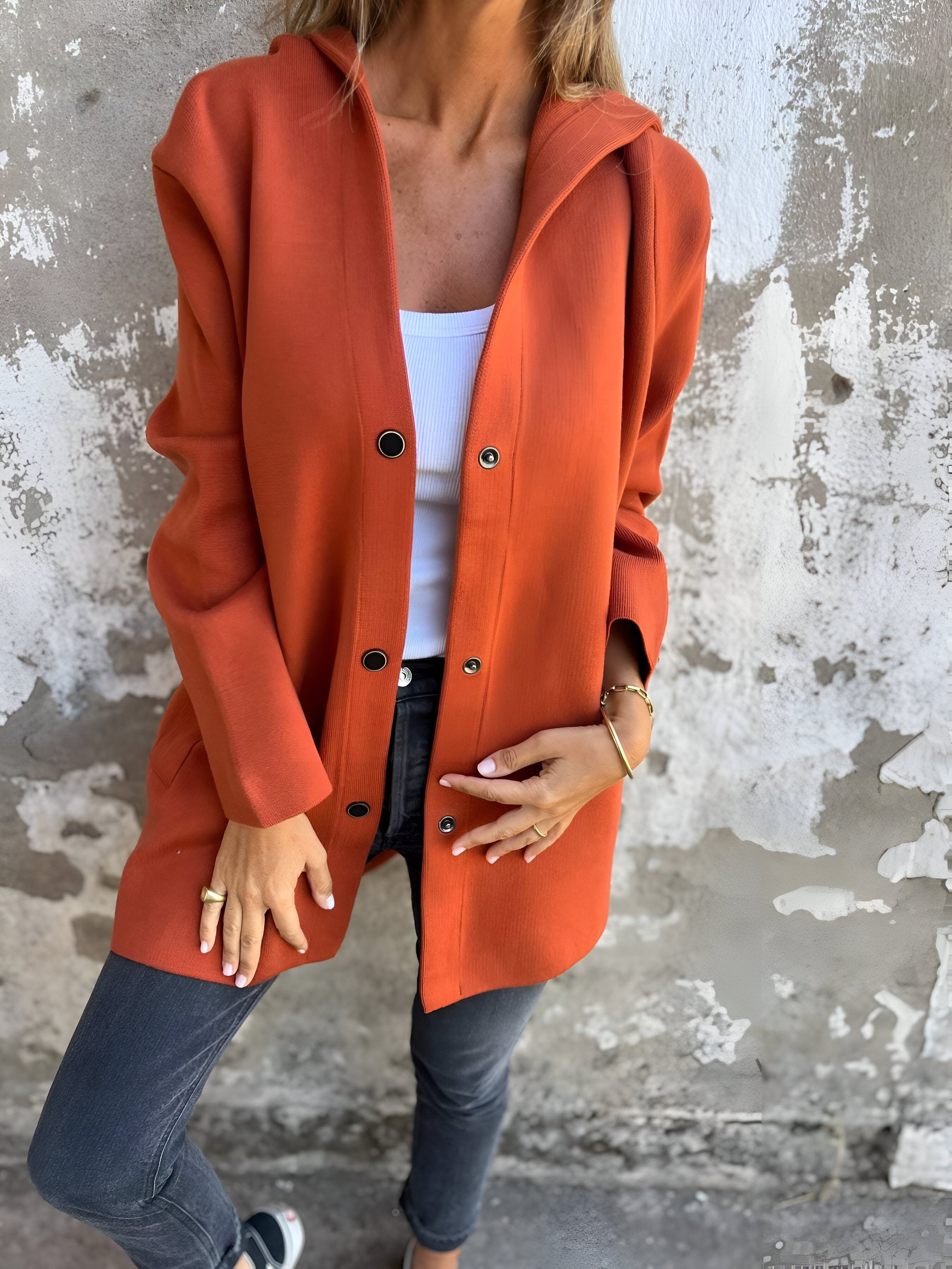 Elsa | Casual Vest met Capuchon Dames
