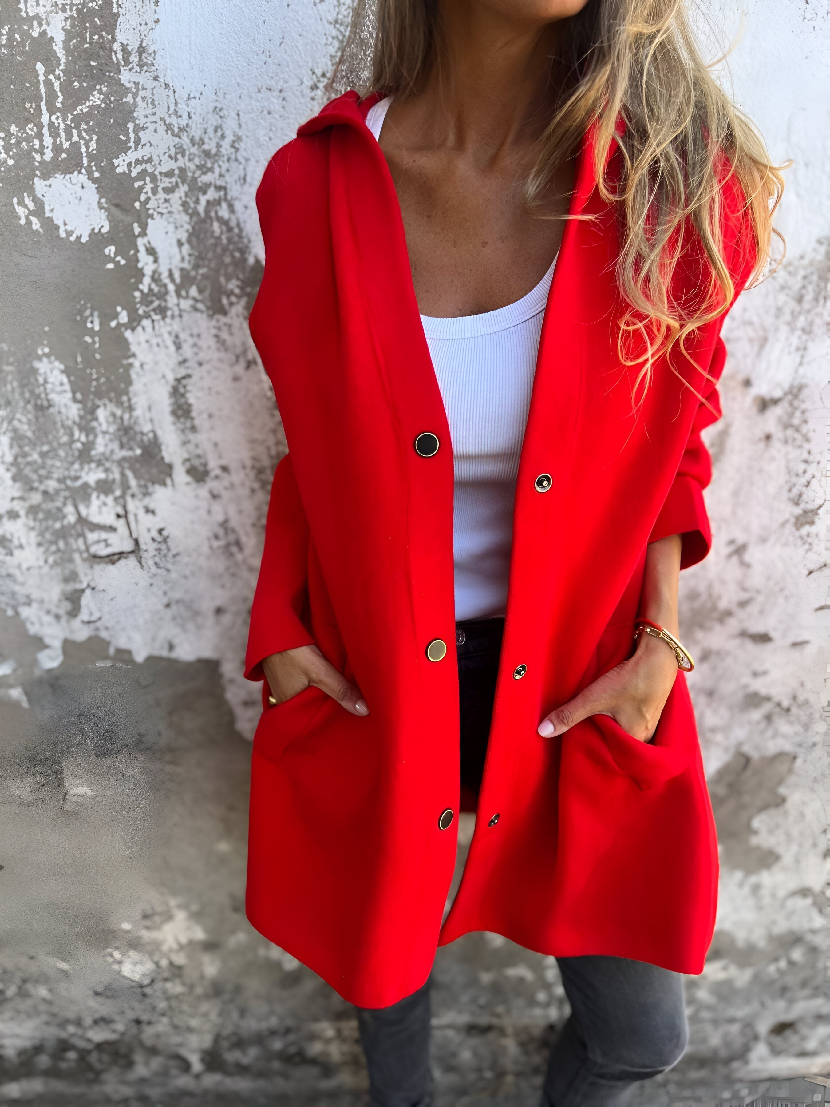 Elsa | Casual Vest met Capuchon Dames