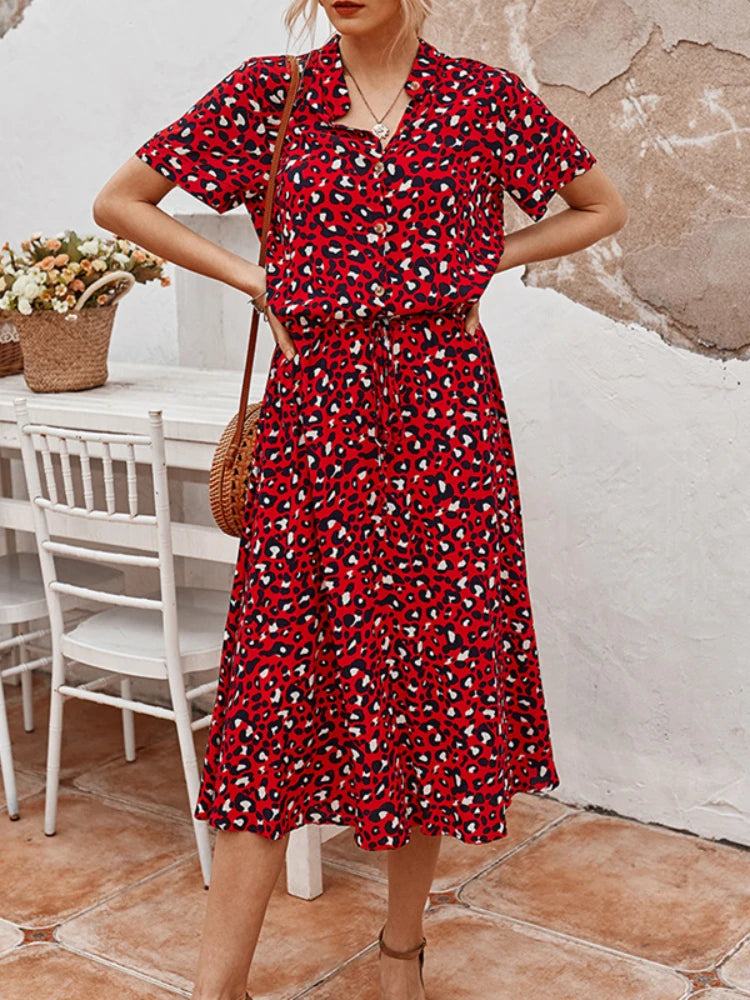 EDEN | Bohemian Stijl Zomer Jurk Midi