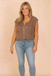 Roestbruine co-ord set voor dames met oversized overhemd en shorts met hoge taille