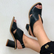 GILLIAN | Elegante Leren Sandalen