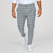 Roby | Trendy Geruite Slim-Fit Broek voor Heren