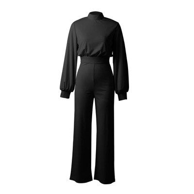 Stijlvolle Lange Mouwen Jumpsuit voor Dames
