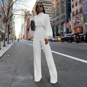 Stijlvolle Lange Mouwen Jumpsuit voor Dames