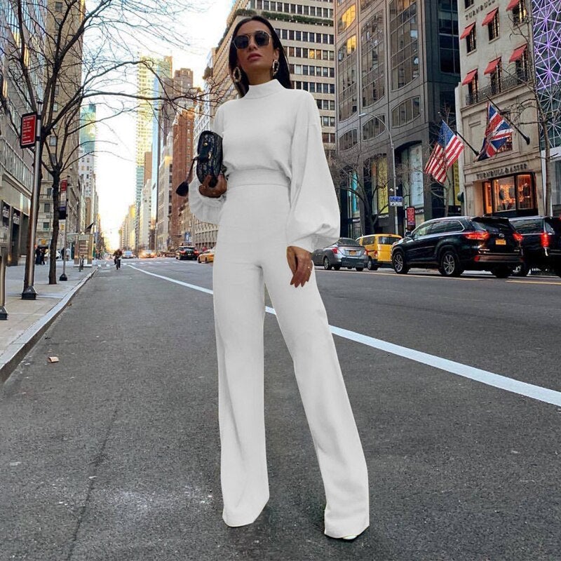 Stijlvolle Lange Mouwen Jumpsuit voor Dames