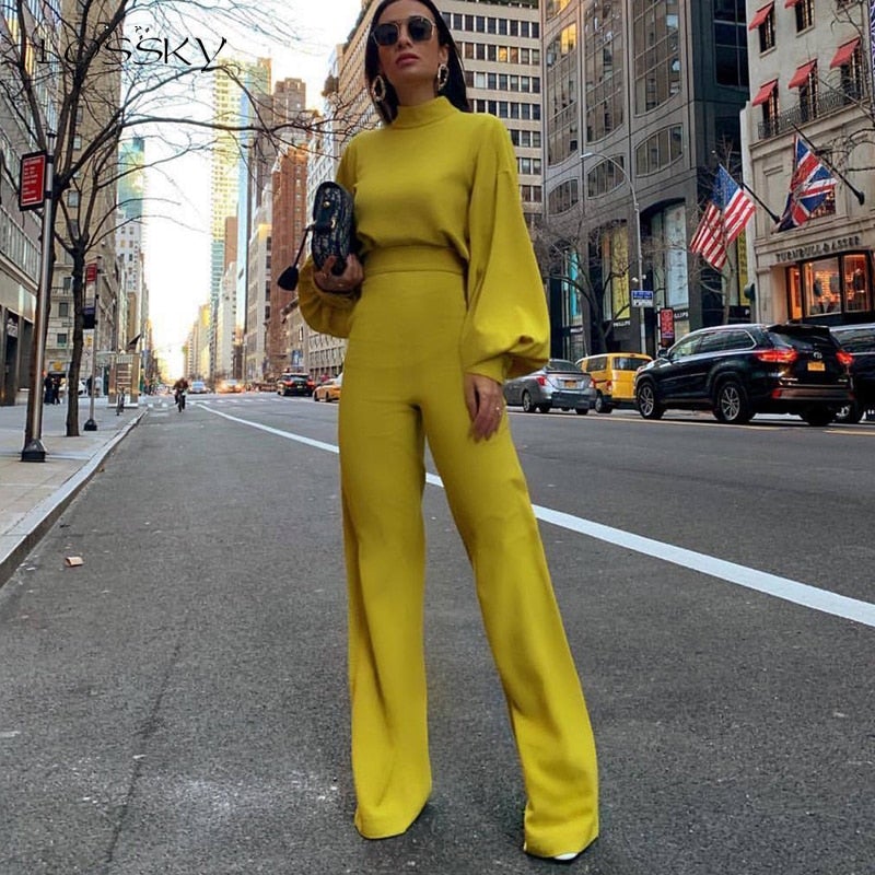 Stijlvolle Lange Mouwen Jumpsuit voor Dames