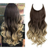 Asblond met platinablond / 35 CM