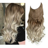 Bruin tot asblond met platinablond / 35 CM