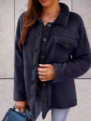 Mathilda | Modieuze Winterjas met Knopen