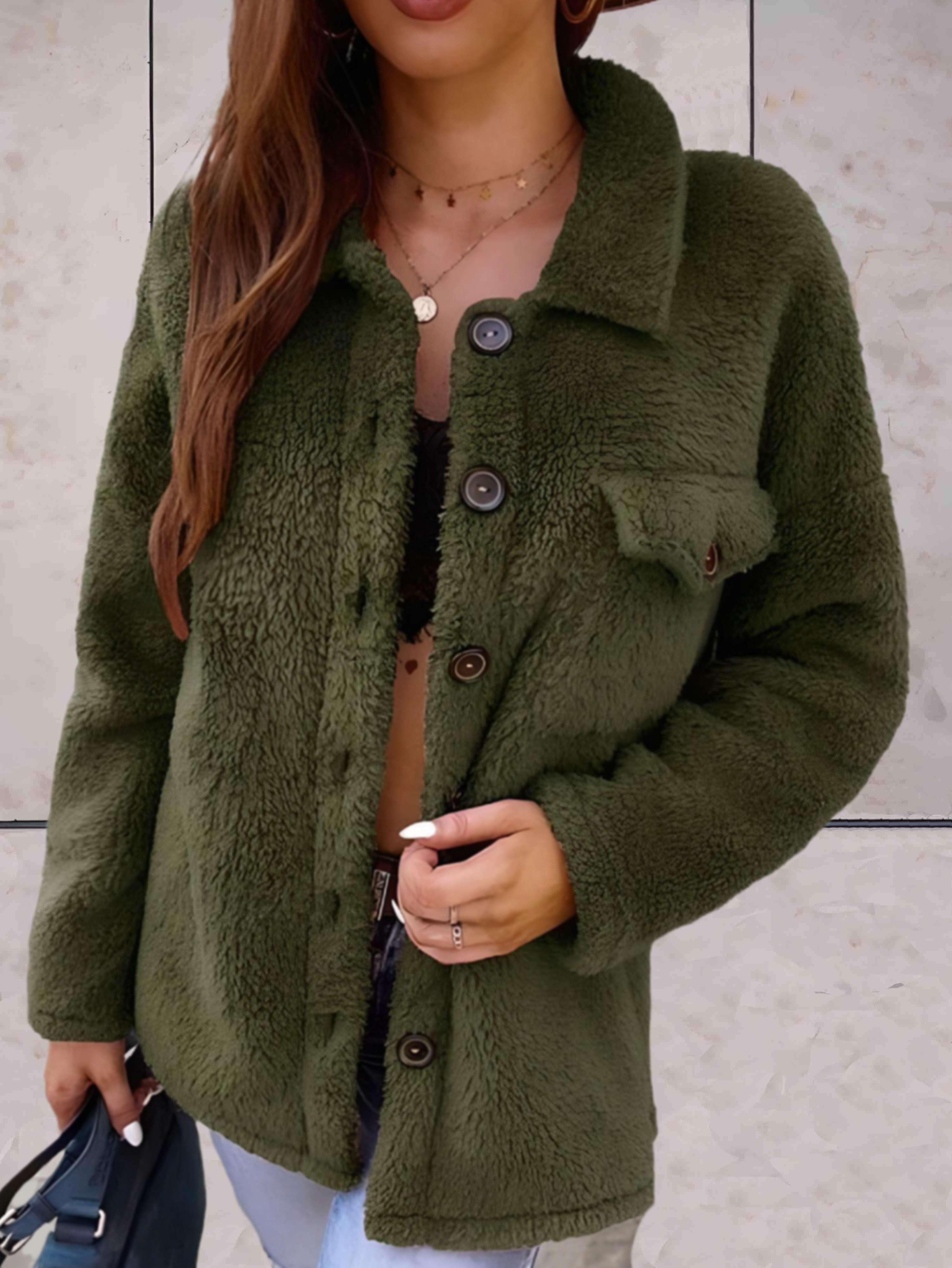 Mathilda | Modieuze Winterjas met Knopen