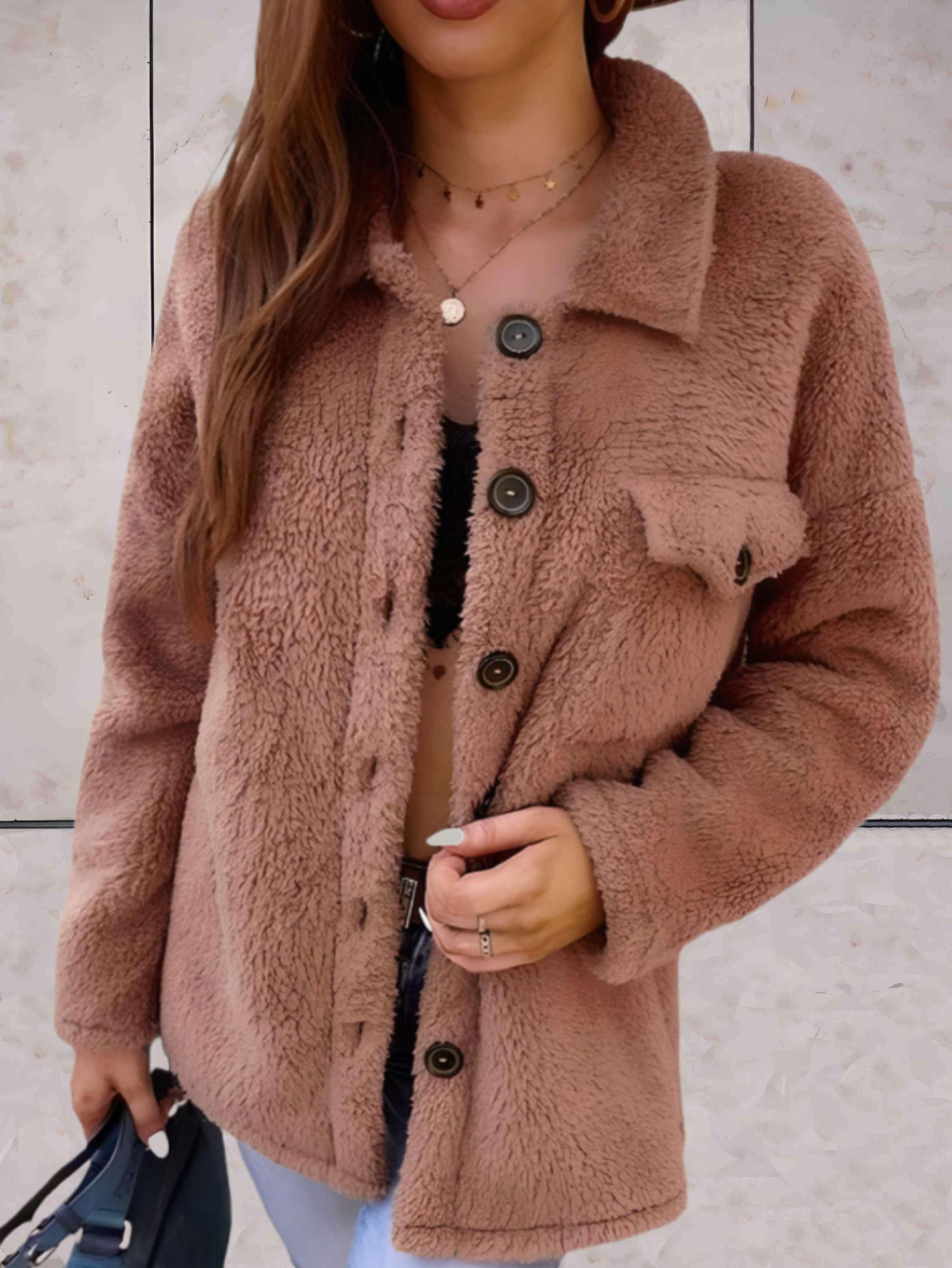 Mathilda | Modieuze Winterjas met Knopen