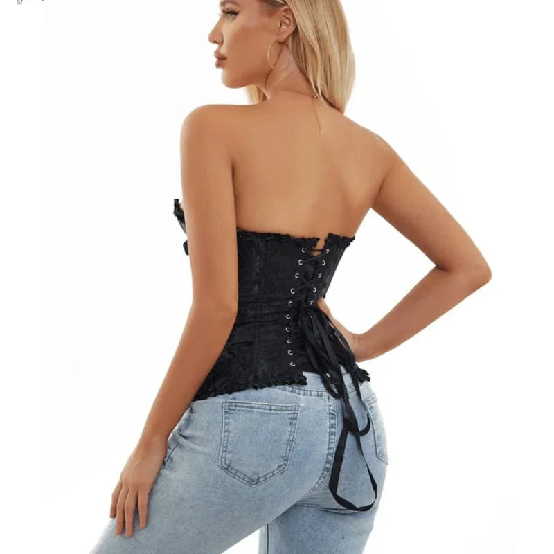 Verfijn je taille met het Danico Dames Kanten Korset