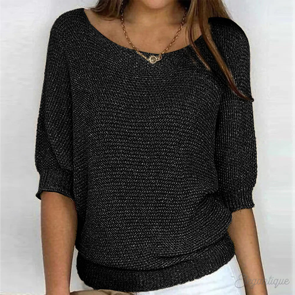 Zoey | Gebreide Casual Damestrui – Comfortabele en Stijlvolle Trui