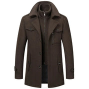 Abel | Warm en Elegant Tweedelige Winterjas voor Heren