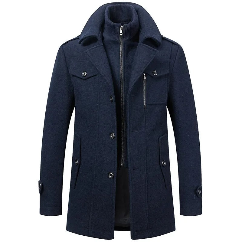 Abel | Warm en Elegant Tweedelige Winterjas voor Heren