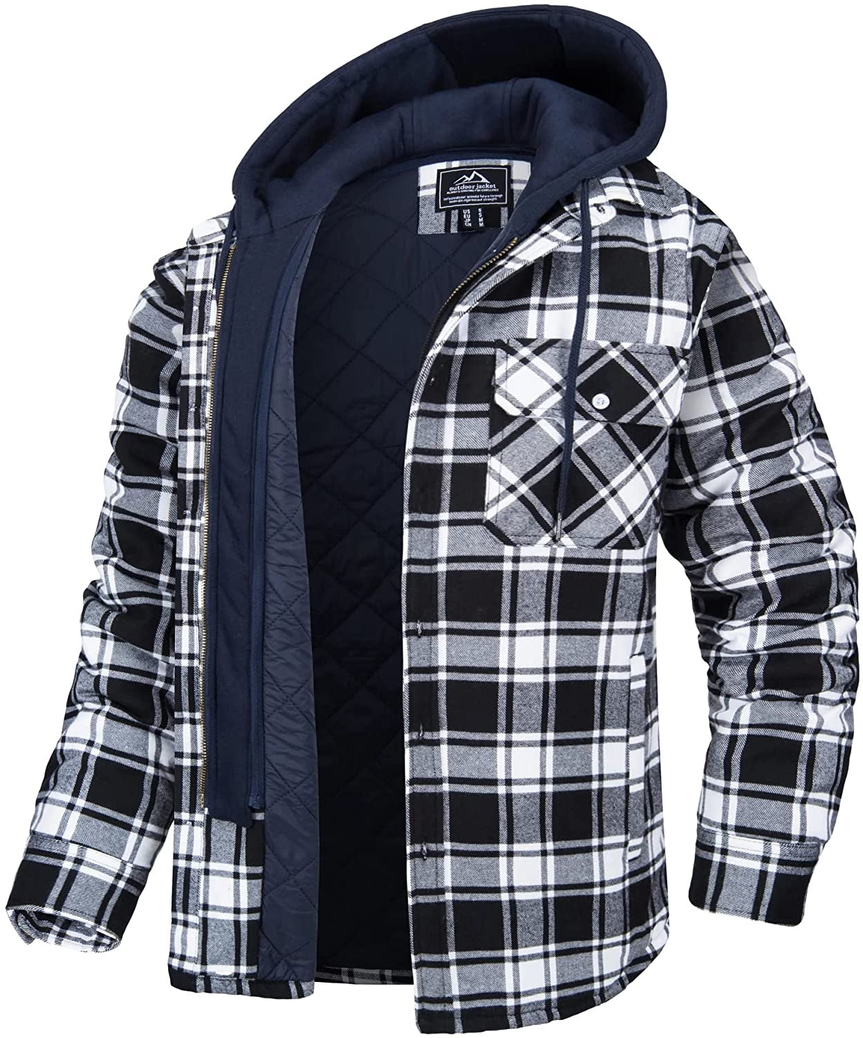 Sam | Warme Geruit Winter Vest