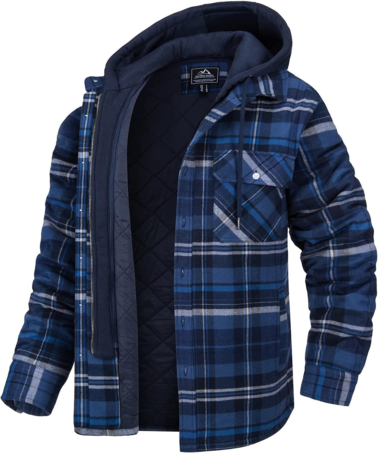 Sam | Warme Geruit Winter Vest