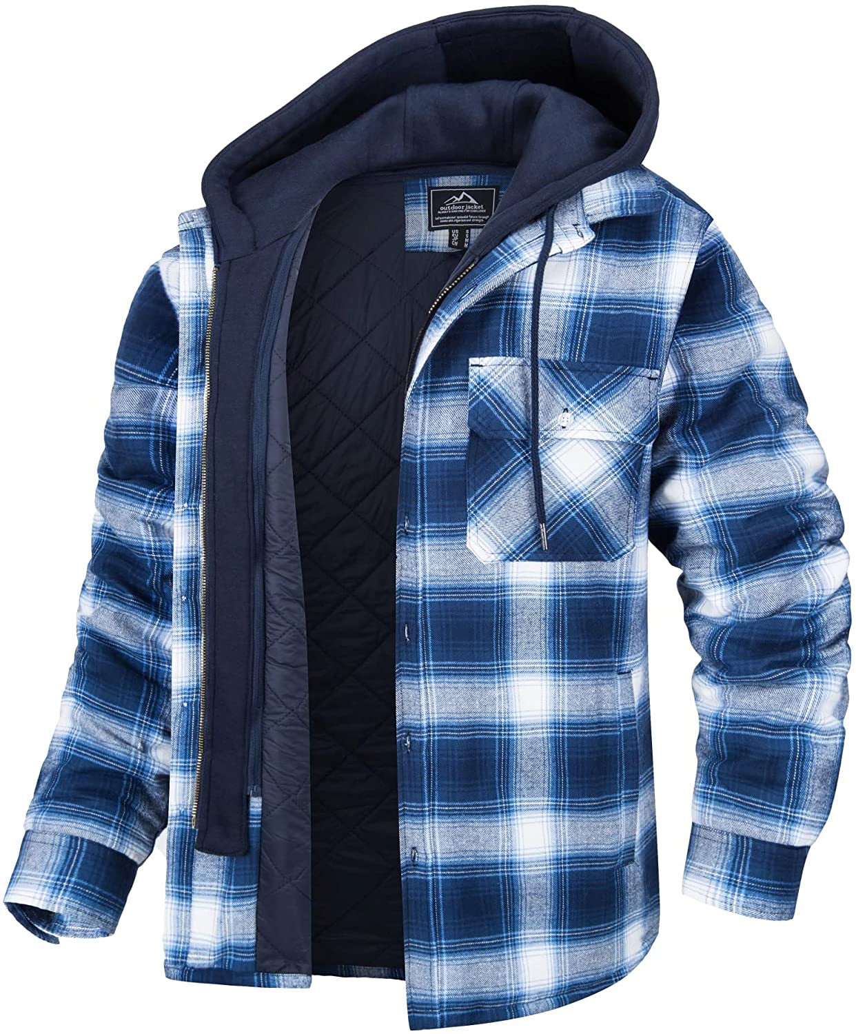 Sam | Warme Geruit Winter Vest