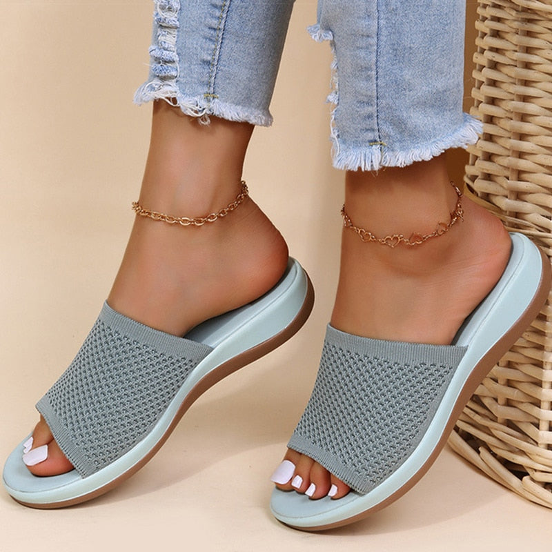 BLAIR | Comfortabele mesh orthopedische slippers voor optimale ondersteuning